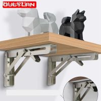 2023 New 2PCS Triangle Folding Angle Bracket Support Black Adjustable Wall Mounted Bench Table Shelf Bracket