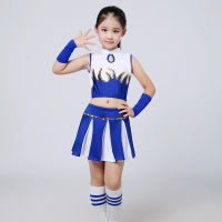 Kid Street Dance Hip Hop for Kids Cheerleader Uniform School Girl Dance Costumes Child Sports Comition Student Stage Clothing