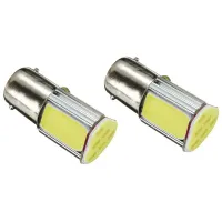 2Pcs 1156 4 COB LED Auto Car Light Source Rear Light Bulb Lamp DC12V