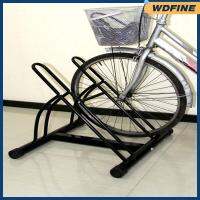 WDFINE ขาตั้งพื้นจักรยานท่อโลหะตั้งพื้นสำหรับจักรยานตัวยึดสิ่งของไว้กับที่จัดเก็บ