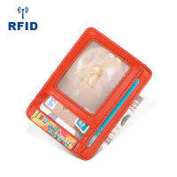 MRF58บ้าม้า Cowhide หนัง RFID ผู้ชายผู้หญิงบัตรกระเป๋าสตางค์ที่ใส่การ์ดขนาดเล็กที่มีกระเป๋าเหรียญขนาดเล็กบาง Walet บางกระเป๋าสตางค์