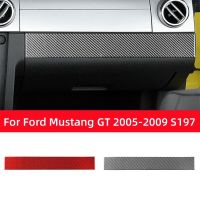 For Ford Mustang GT 2005-2009 S197 Accessories Carbon Fiber Interior Car Co-Pilot Instrument Panel Trim Cover Decor Stickers