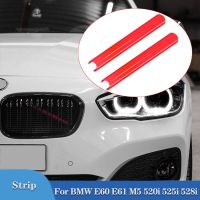 【hot】✔☂▥  Car Strip Sticker Cover Frame Front Grille Trim Strips Bmw E60 E61 M5 520i 525i 528i 5 2002-2010 Styling