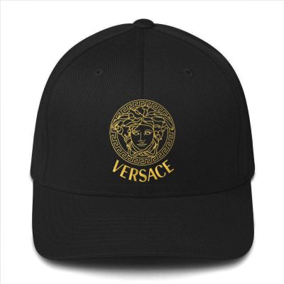 2023 New Fashion ✹○◈New Baseball Cap Versace Golden Logo Fashion Baseball Cap，Contact the seller for personalized customization of the logo