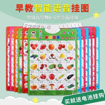 Pinyin chart voice/audio digital literacy alphabet baby children enlightenment wall point read toys