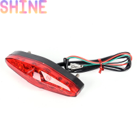 Shine 12V 15 LED รถจักรยานยนต์แบบบูรณาการเบรคเลี้ยวสัญญาณไฟท้ายรถ ATV