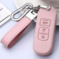 【cw】 for Mazda 2 3 5 6 CX 4 CX 5 CX 7 CX 9 CX 3 CX 5 Leather Car Key Cover Case Accessories Key Chain Key Fob Cover Protective 【hot】