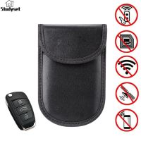 Studyset IN stock Car Key Signal Blocker Case Faraday Cage Fob Pouch Keyless RFID Blocking Bag