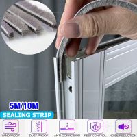 10M Door Window Sealing Strip Soundproof brush seal Weather Stripping burlete puerta mousse acoustique windows gap foam Filler