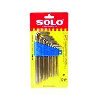 Solo โซโล ประแจ หกแฉกท๊อกซ์ 10 ชิ้น/ชุด ร่น 911MM (สีเงิน)