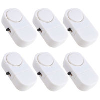 +【】 6Sets/Pack Wireless Anti Theft Easy Install Apartment Burglar Alert Door Alarm Window For Home Security DIY Magnetic Sensor