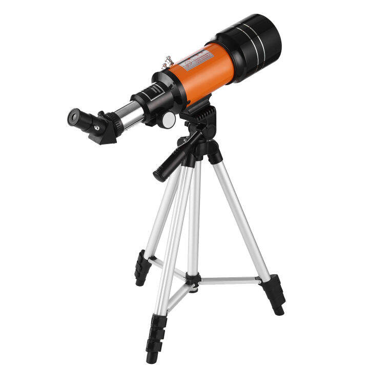 70mm-astronomical-telescope-150x-high-power-monocular-telescope-refractor-spotting-scope-with-5-24-finder-scope-tripod-moon-filter-3x-barlow-lens-for-star-gazing-bird-watching-camping