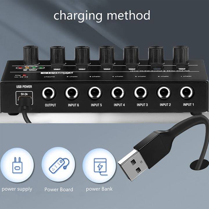 1-piece-6-channels-audio-mixer-mini-stereo-mixer-professional-sound-mixer-6-35mm-low-noise-usb-mixer-for-recording-studio-white