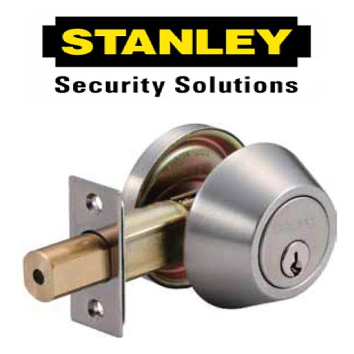 STANLEY PREMIUM SERIES DEADBOLT LOCK SINGLE CYLINDER Lazada
