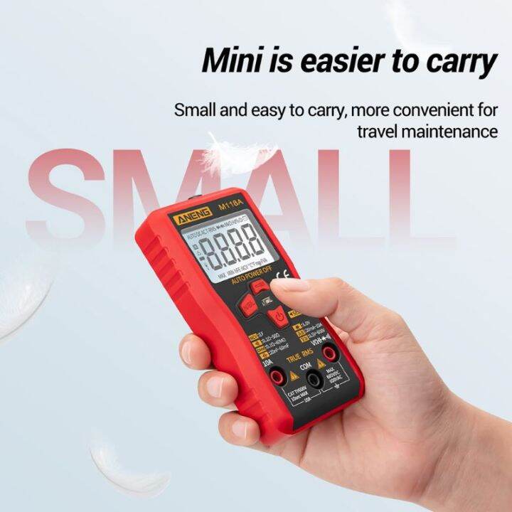 2021m118a-digital-multimeter-auto-range-true-rms-ncv-tester-ac-dc-with-flashlight