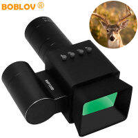 Boblov 1.54inch Binoculars Monocular Telescope  Scope Night Vision 10x Zoom ซูม320YD 128GB HD 1080P Body Mini Camera Video Recorder  บอดี้กล้องจิ๋วสำหรับกลางแจ้งกลางคืนดูสัตว์ป่าสังเกต