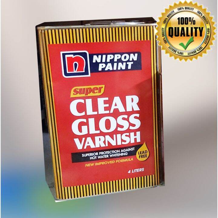 Nippon Paint Super Clear Gloss Varnish 1 Gallon (formerly Valspar V