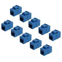 10 Buah RJ45 Konektor Keystone Jack Cat6 Perpanjangan Coupler Ethernet Jaringan LAN Cat 6 Coupler Jack Extender Adaptor