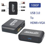 ☂❀✓ USB 3.0 to VGA Converter Adapter usb c to hdmi vga adapter 3.5mm jack USB3.0 TO HDMI VGA Screen Sharing Plug and play 1080P