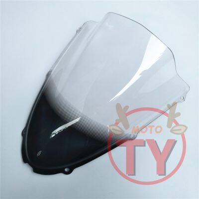 รถจักรยานยนต์สำหรับคาวาซากิ ZX6R 05-05 ZX10R ZX 6R 2005 10R 2006-2007กระจกหน้ารถกระจกบังลมบอลลูนควันดำลม