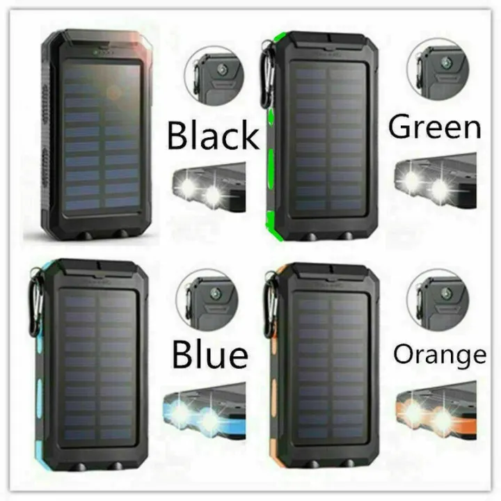 power bank original brand fast charging 【Solar Power Bank】100000mAh