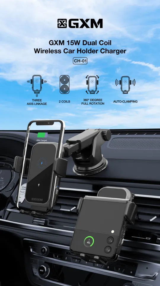 Wireless Car Charger, Auto-clamping Car Mount 15w/10w/7.5w Fast Charging  Air Vent Car Phone Mount Compatible With Iphone 13/13 Pro/12 Pro  Max/12pro/12