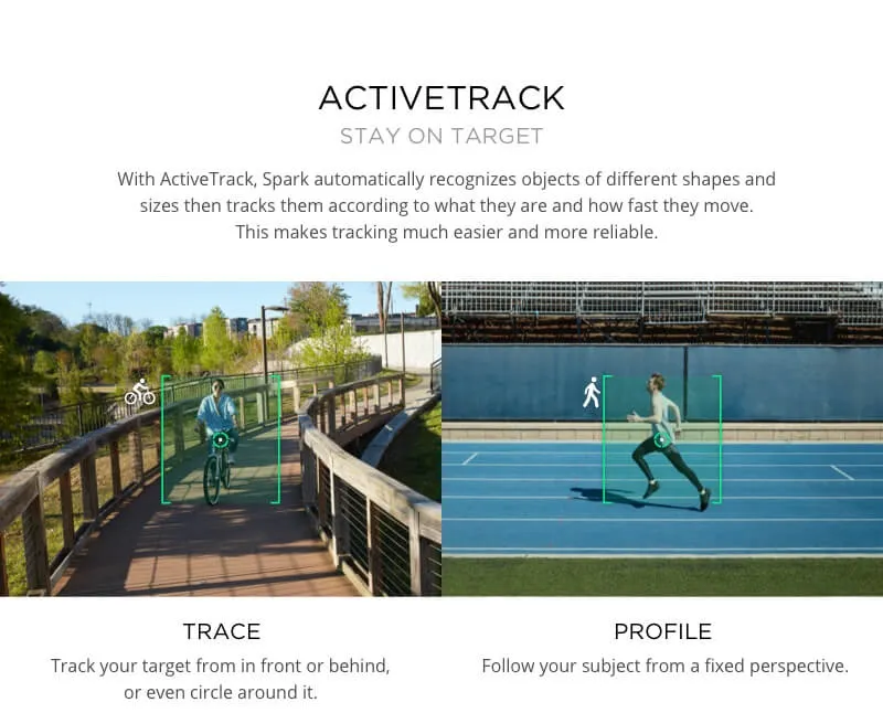 Active track deals dji spark