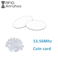 5/10PCS UID เหรียญ RFID สมาร์ทชิป NFC แท็ก 13.56Mhz คัดลอกเปลี่ยนคีย์ ISO14443 ป้าย 0 Sector เขียนได้ 25 มม.พวงกุญแจ-sdfadfsdf