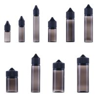 30Pcs 10Ml/15Ml/30Ml/60Ml/100Ml/120Ml Black Plastic Empty Dropper Bottles E Liquid Drop Bottle Long Tip Cap Vape Oil Containers