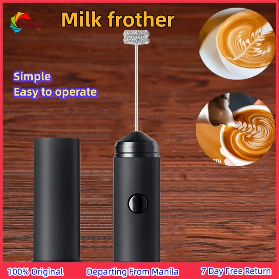 Milk Frother Handheld and Egg Beater Electric Foam Whisk For  Lattes and Coffee Drink Mixer: Home & Kitchen