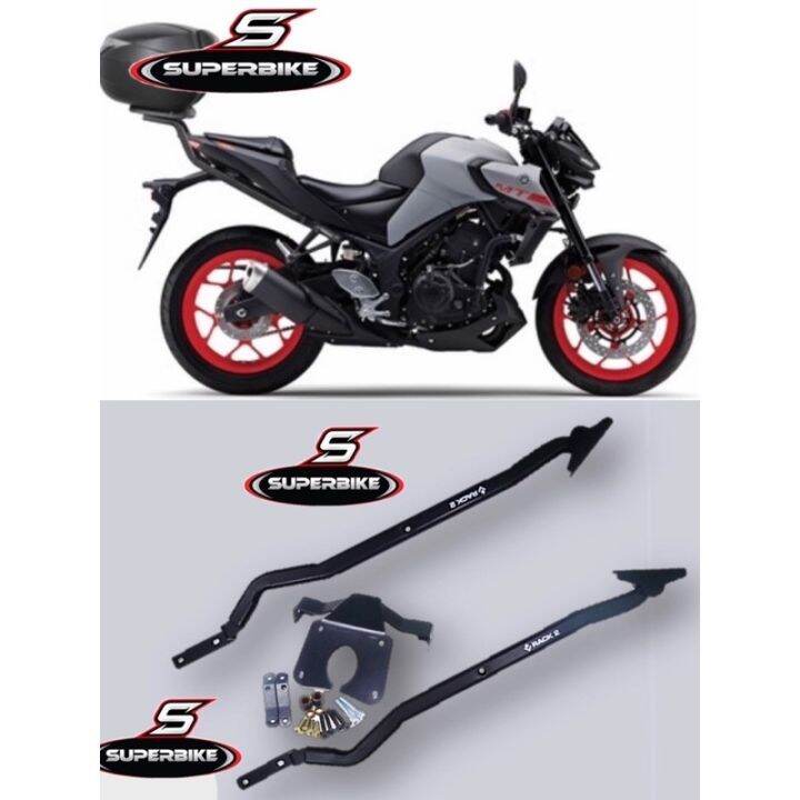 NEW MT25 R25 MONORACK HEAVY DUTY RACK 2 ENGINE GUARD MT25 CRASH BAR