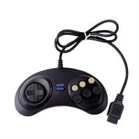 【In Stock】 avk7n0 6ปุ่มดิจิตอลสายควบคุม Pad สำหรับ Sega Mega ไดรฟ์ Megadrive Gamepad จอยสติ๊กสำหรับ Sega Genesis MD