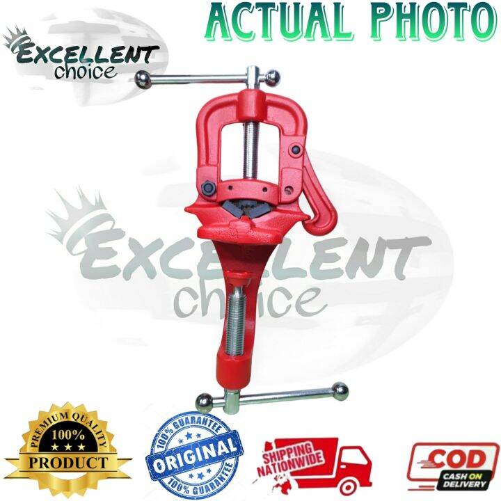 HEAVY DUTY PORTABLE KIT YOKE VISE 2" (CLAMPON PIPE VISE) Lazada PH