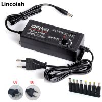 Universal Charger Power Supply Adapter 5V 12V 24V 36V AC DC Transformer Converter 220V To 12V 5V 24V Led Power Supply Adjustable  Wires Leads Adapters