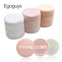 Round Satin Velvet Cosmetic Puff Cotton Cloth Pads Makeup Powder Puff Foundation Concealer Cream Mixer Beauty Facial Care Tools