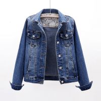 ZZOOI Korean Elasticity Slim Denim Jacket Women Long Sleeve Short Outwear Chaqueta Mujer Spring Vintage Blue Female Coat Woman Clothes