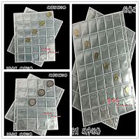 10PCS Album for Coins Albums Page 12/20/30/42 Pocket Coins Collection PVC Transparent Inside Pages 250 X 200 Mm Coins Loose Leaf