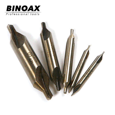 【Worth-Buy】 Binoax 5ชิ้น/เซ็ตเอชเอสเอสเอสรวมศูนย์หัวว่านเจาะเคาท์ซิงก์ชุดมุม60องศาเครื่องมือ5/3 15/2.5/1.5/1มม. P00438