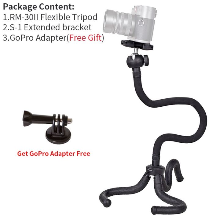 cima-pro-rm-30ii-travel-outdoor-mini-bracket-stand-octopus-tripod-flexible-tripe-tripode-for-phone-digital-camera-gopro