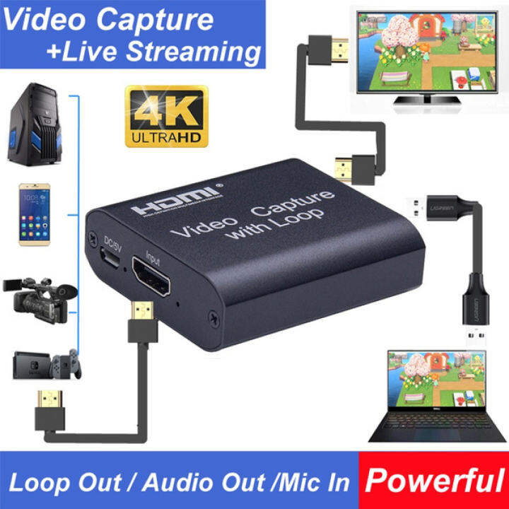 Video Capture Card Usb Hdmi Video Capture Grabber Phone Game Hd