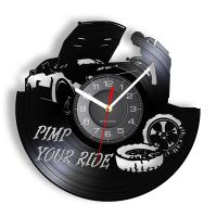 Hot sell Mechanic Car Service Wall Clock Tire Repair Garage Modern Design Driving Vinyl Record Wall Clock Pimp Your Ride Hanging Watch