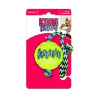 KONG ของเล่นสุนัข SqueakAir® Balls with Rope AST21