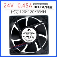 2023 ☆ เดลต้า AFB1224HHE /Vhe/เธอ12ซม. 12038 24V 0.45A พัดลม0.75A 0.57A