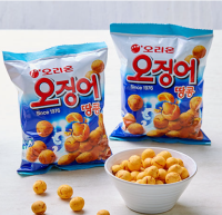 ขนมเกาหลี  ถั่วลิสงปลาหมึก Squid Peanut (Large) - Orion 오징어땅콩(대)-동양 180g สินค้าเกาหลีแท้ พร้อมส่ง