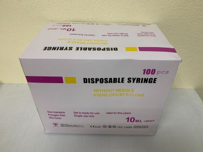 JN Syringe LuerSlip 10 CC ไซริ้งพลาสติก ไม่ติดเข็ม (100 ชิ้น/กล่อง)