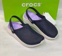 รองเท้า crocs LiteRedeสีกรมมวงสินค้าขายดีคุณภาพดี สี่ตรงปก