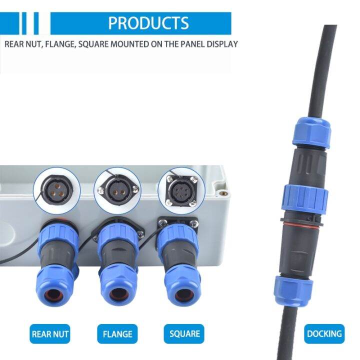 ld12-ip68-waterproof-connector-male-plug-female-socket-2-pin-panel-mount-wire-cable-connector-aviation-plug-screw-connection