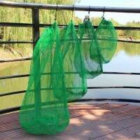 Outdoor fishing tools Fishing supplies green knotless net bag Nylon fishnet 0.5mm encrypted network port Durable quick-drying