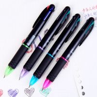 4 in 1 MultiColor Pen Kawaii Sign Pen Colorful Retractable Ballpoint Pens Multifunction Pen For Marker Writing Stationery  2 Pcs Pens