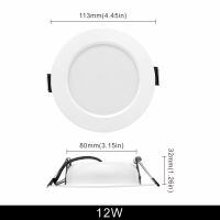 10ชิ้น/ล็อตไฟดาวน์ไลท์ Led 3W 5W 7W 9W 12W 15W 220V ไฟติดเพดานปิดภาคเรียน3/4/5นิ้วแผงไฟดาวน์ไลท์ Led กลมไฟติดเพดาน S